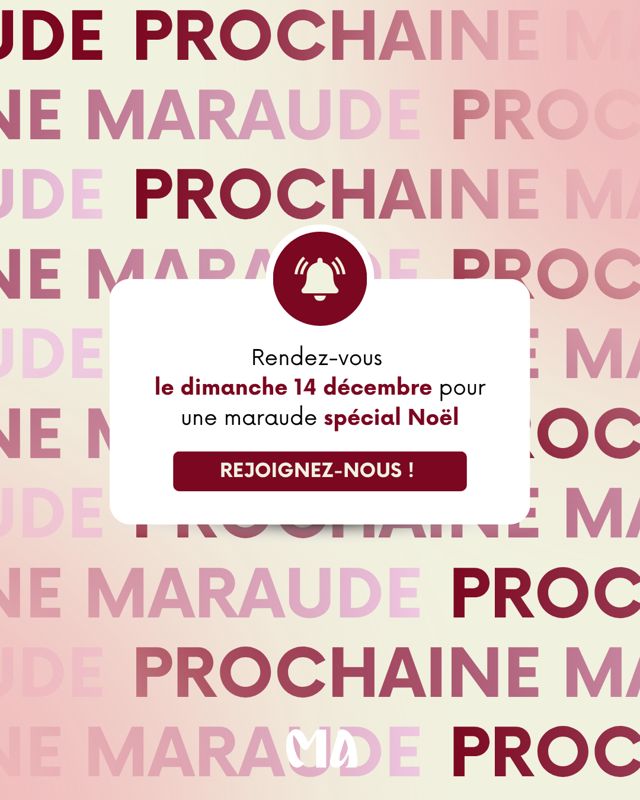 Publication Instagram : Maraude spéciale Noël